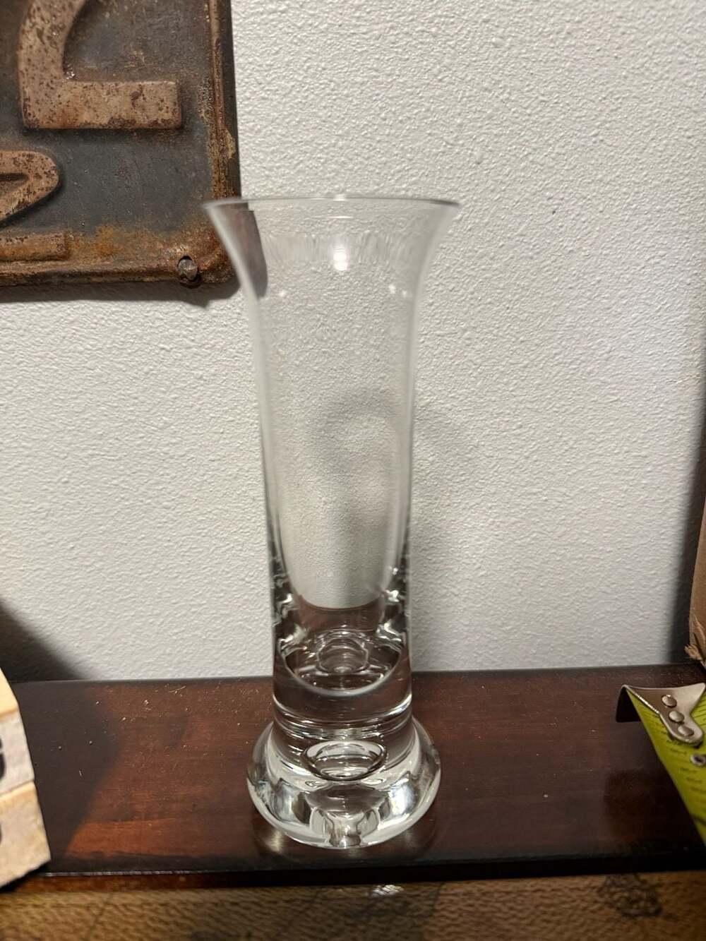Iittala Kaleva Glass Bud Vase by Tapio Wirkkala